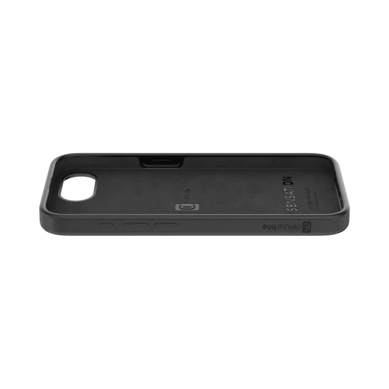 Cellularline Sensation - iPhone 16e/17e Soft-touch silicone case with built-in Microban® antibacterial technology