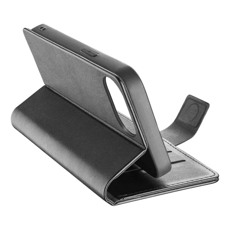 Cellularline Book Agenda - iPhone 16e/17e Leather-effect book case with magnetic closure
