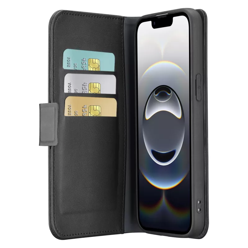 Cellularline Book Agenda - iPhone 16e/17e Leather-effect book case with magnetic closure