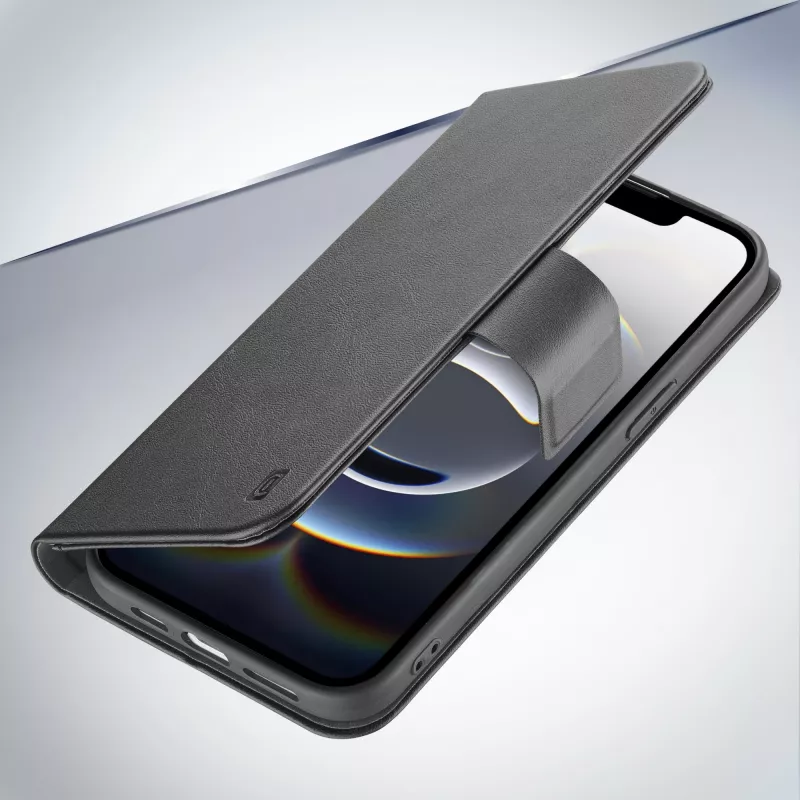Cellularline Book Agenda - iPhone 16e/17e Leather-effect book case with magnetic closure