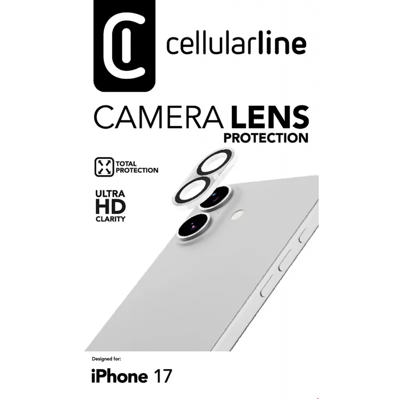 Cellularline Camera Lens - iPhone 17 Protection for the camera