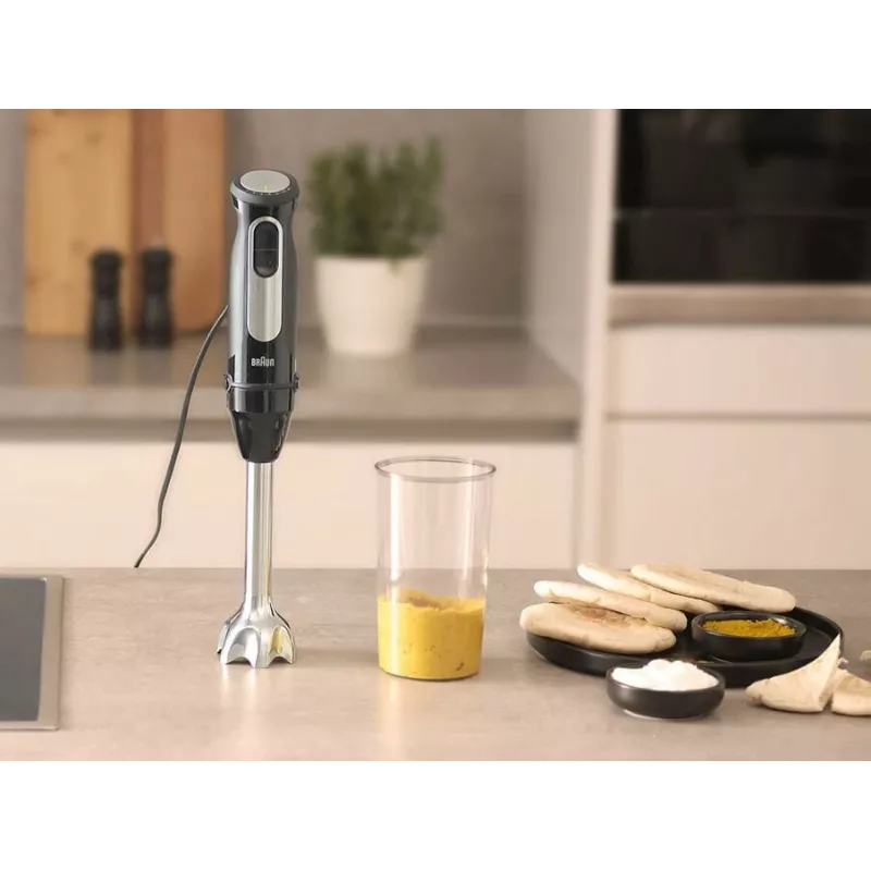 Braun MultiQuick 5 Pro 0.6 L Immersion blender 1000 W Black, Silver