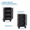 Ewent EW1700 portable device management cart/cabinet Black, Grey