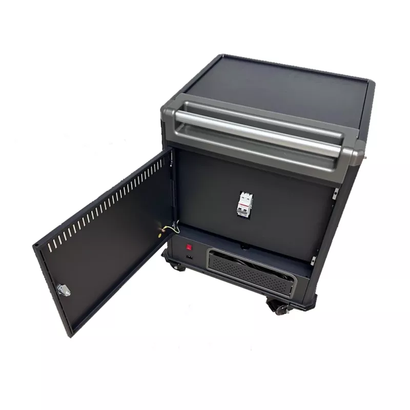 Ewent EW1703 portable device management cart/cabinet Black, Grey