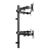 Techly ICA-LCD 382-Q monitor mount / stand 68.6 cm (27 inch) Desk Black