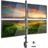 Techly ICA-LCD 382-Q monitor mount / stand 68.6 cm (27 inch) Desk Black