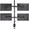 Techly ICA-LCD 382-Q monitor mount / stand 68.6 cm (27 inch) Desk Black