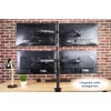 Techly ICA-LCD 382-Q monitor mount / stand 68.6 cm (27 inch) Desk Black