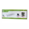 Techly Universal Tabletop Monitor Riser, Freestanding, 20 kg, 33 cm (13 inch), 81.3 cm (32 inch), Transparent