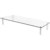 Techly Universal Tabletop Monitor Riser, Freestanding, 20 kg, 33 cm (13 inch), 81.3 cm (32 inch), Transparent