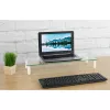 Techly Universal Tabletop Monitor Riser, Freestanding, 20 kg, 33 cm (13 inch), 81.3 cm (32 inch), Transparent