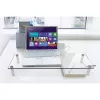 Techly Universal Tabletop Monitor Riser, Freestanding, 20 kg, 33 cm (13 inch), 81.3 cm (32 inch), Transparent