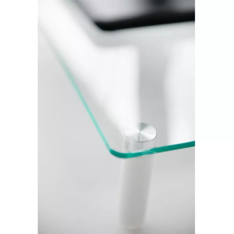 Techly Universal Tabletop Monitor Riser, Freestanding, 20 kg, 33 cm (13 inch), 81.3 cm (32 inch), Transparent