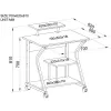 Techly Compact Computer Desk ICA-TB 218