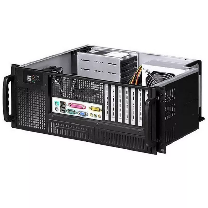 Techly Chassis Industrial Rack 19/Desktop 4U Ultra Compact Black” I-CASE MP-P4HX-BLK6