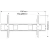 Techly ICA-PLB 2230 TV mount/stand 2.54 m (100 inch) Black