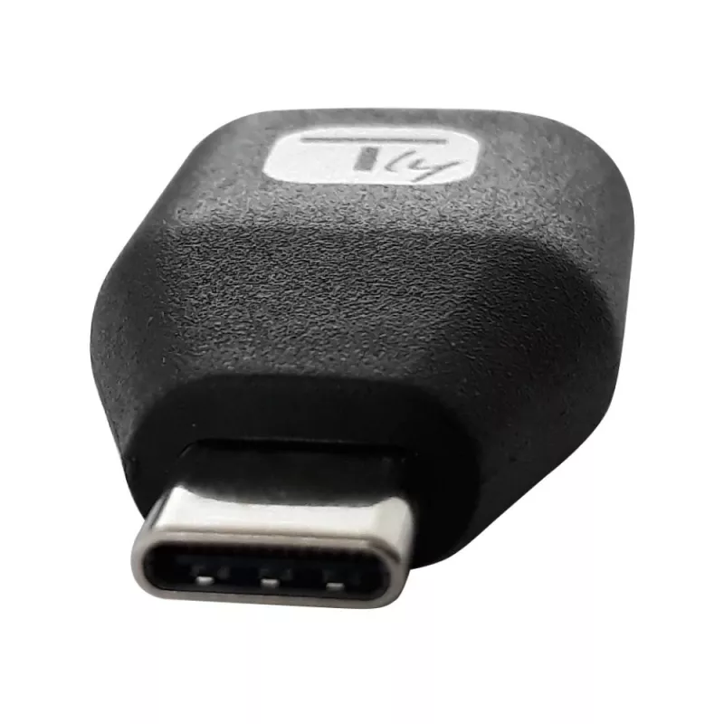 Techly USB-C Male to USB-A Female Adapter Black, USB A, USB C, Black