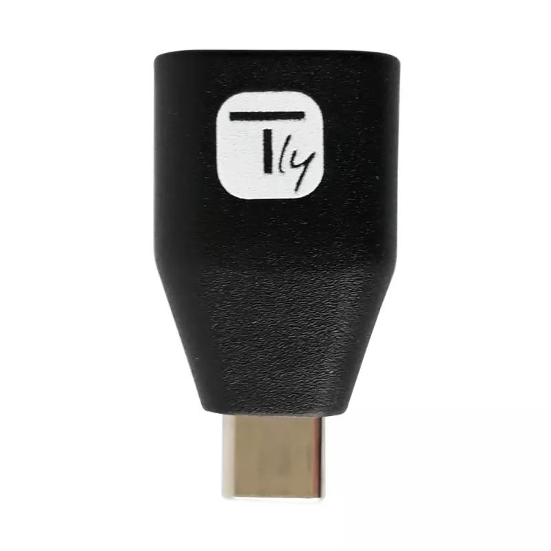 Techly USB-C Male to USB-A Female Adapter Black, USB A, USB C, Black
