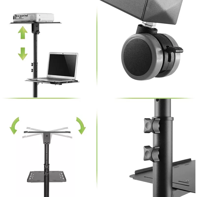 Techly ICA-TB TPM-10 laptop stand Black