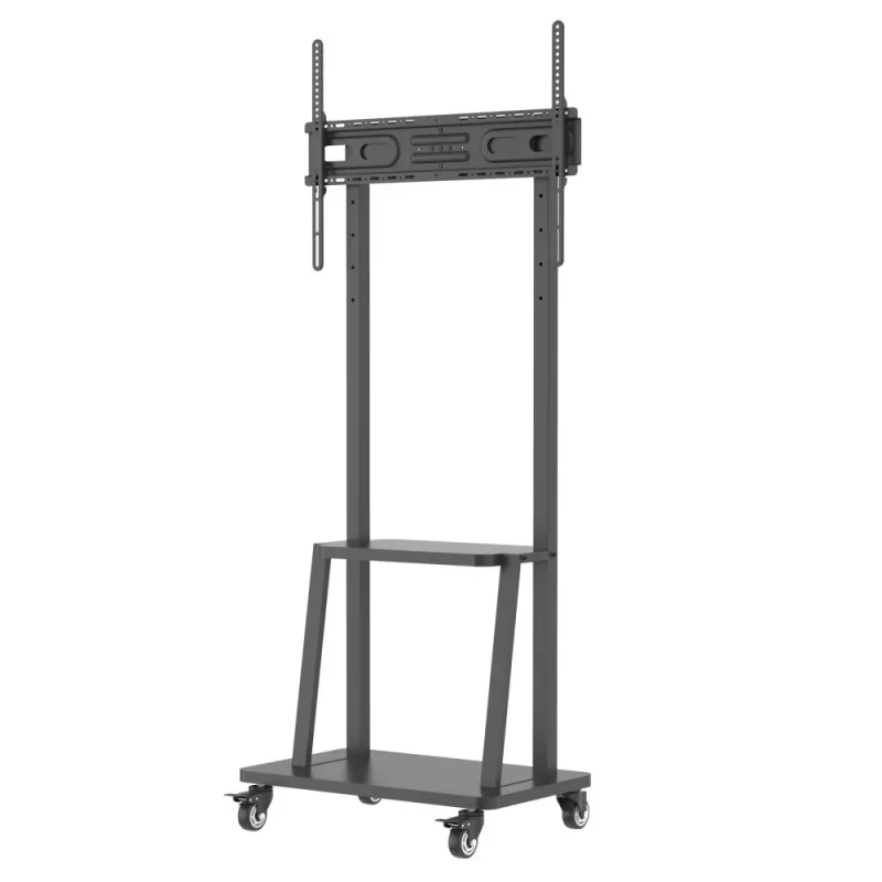 Techly Floor Stand with Shelf for 32-70 inch LCD/LED/Plasma TV