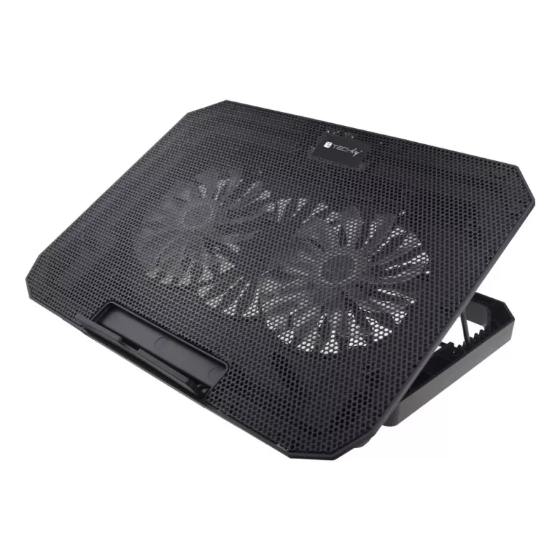 Techly ICOOL-CP11TY laptop stand Black 43.2 cm (17 inch)
