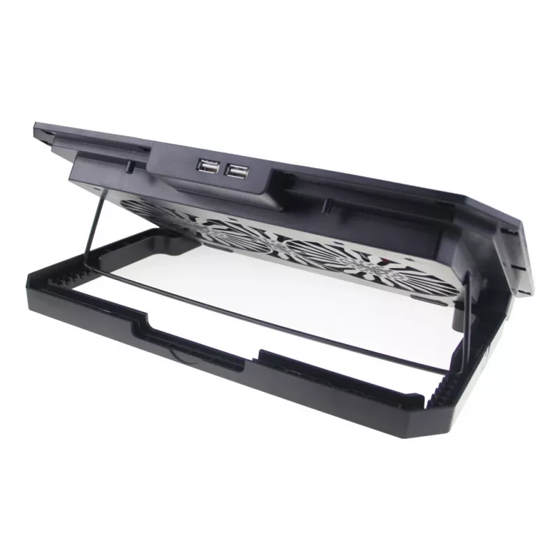 Techly ICOOL-CP11TY laptop stand Black 43.2 cm (17 inch)