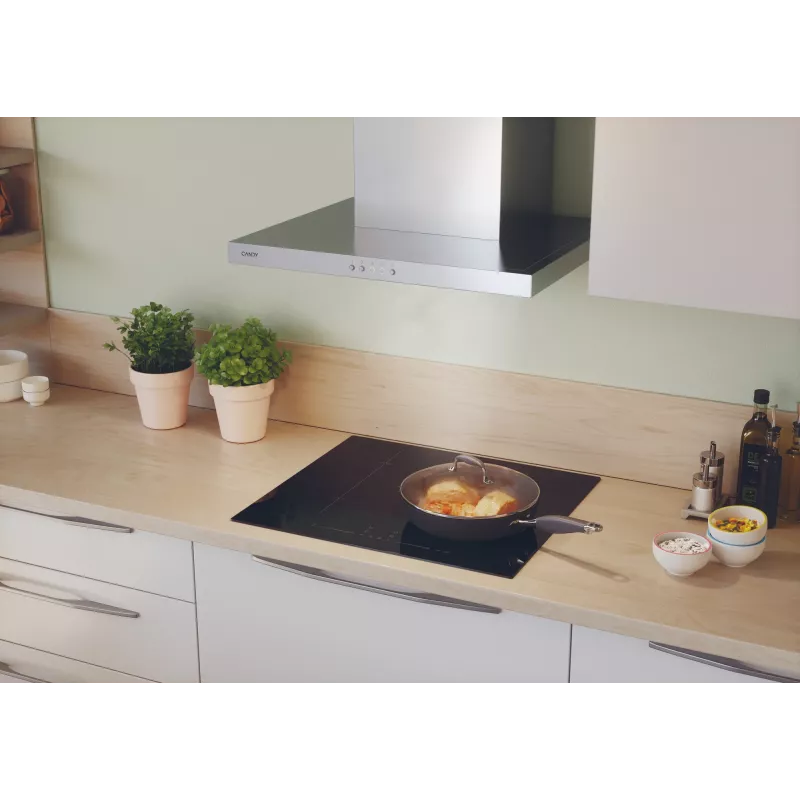 Candy CDTP644SC/E1 Black Built-in 59 cm Zone induction hob 4 zone(s)