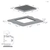 Candy CDTP644SC/E1 Black Built-in 59 cm Zone induction hob 4 zone(s)