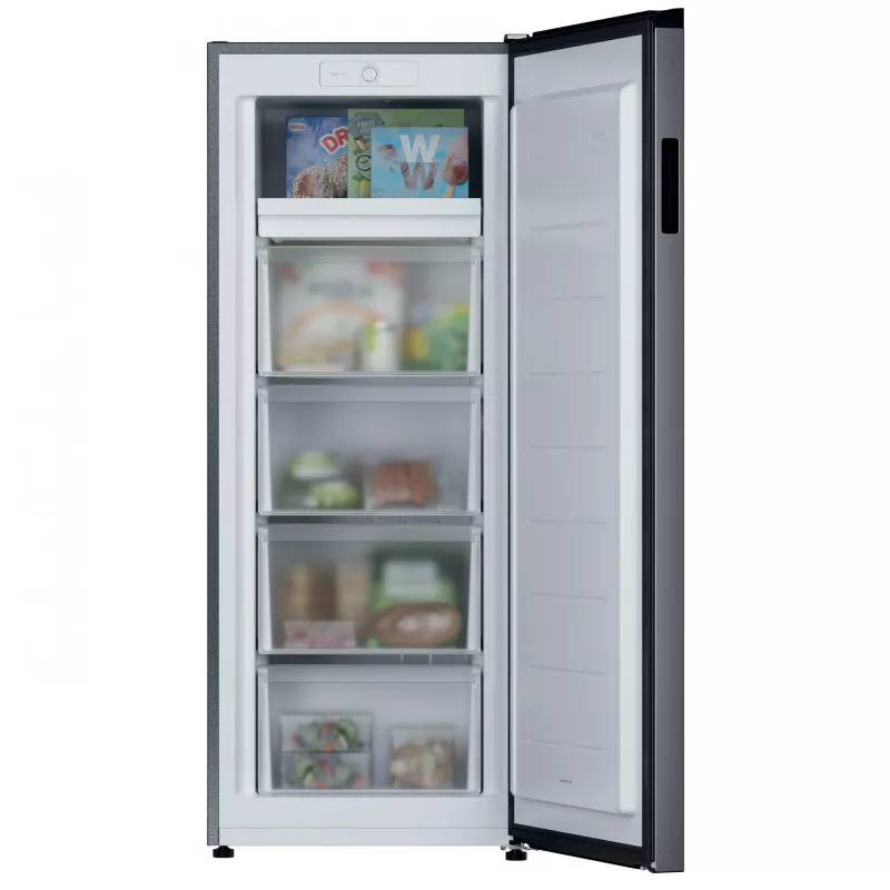 Candy CNUQ2L513EX Upright freezer Freestanding 169 L Stainless steel