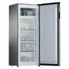 Candy CNUQ2L513EX Upright freezer Freestanding 169 L Stainless steel