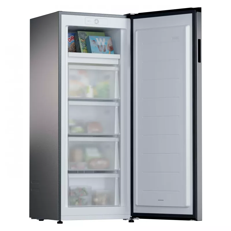 Candy CNUQ2L513EX Upright freezer Freestanding 169 L Stainless steel
