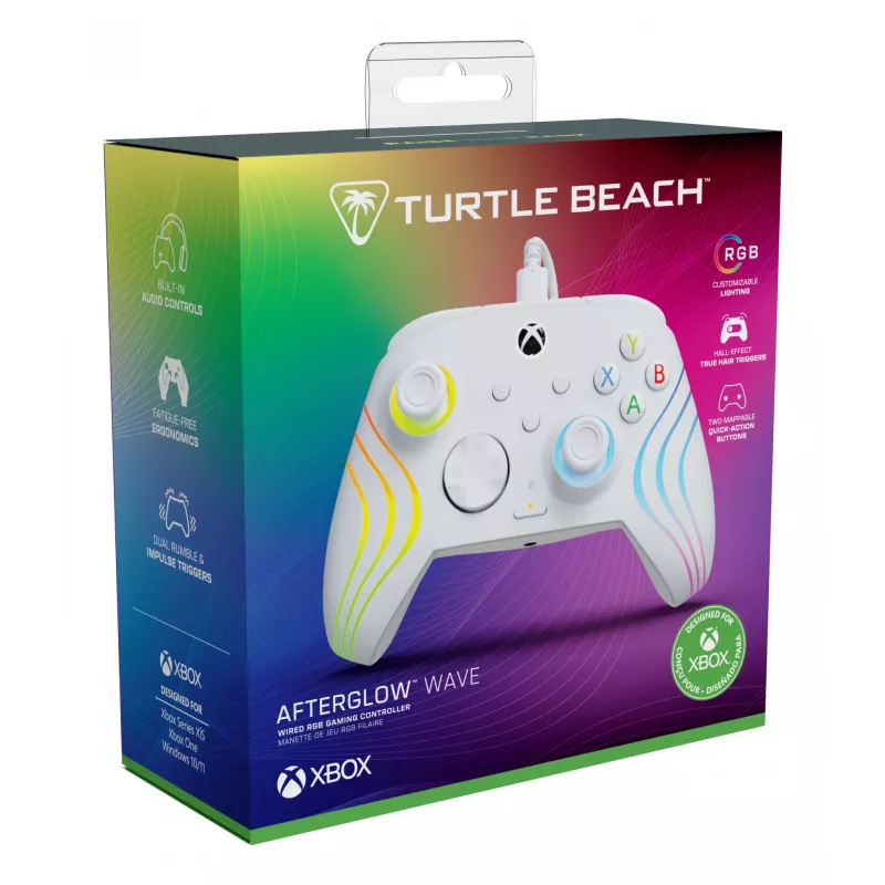 Gamepad Turtle Beach Afterglow Wave White USB PC Xbox Series S X