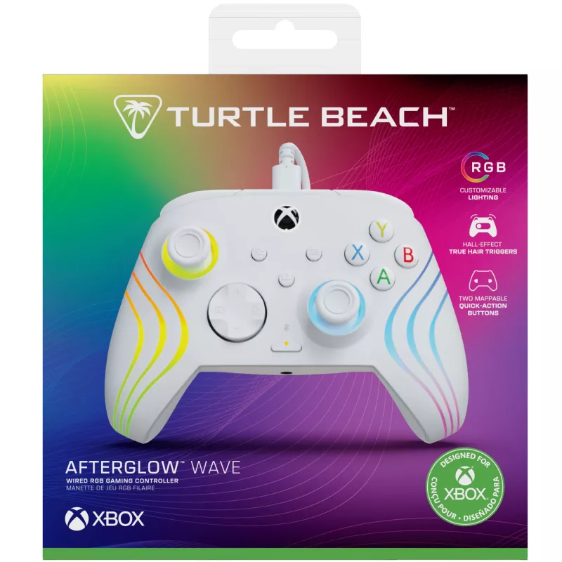 Gamepad Turtle Beach Afterglow Wave White USB PC Xbox Series S X
