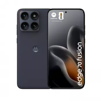 Smartphone Motorola edge 70 fusion — 6.78 inch AMOLED, Snapdragon 7s Gen 3, 8 GB RAM, 256 GB, 5200 mAh, Dual SIM, Android 16 (Black)