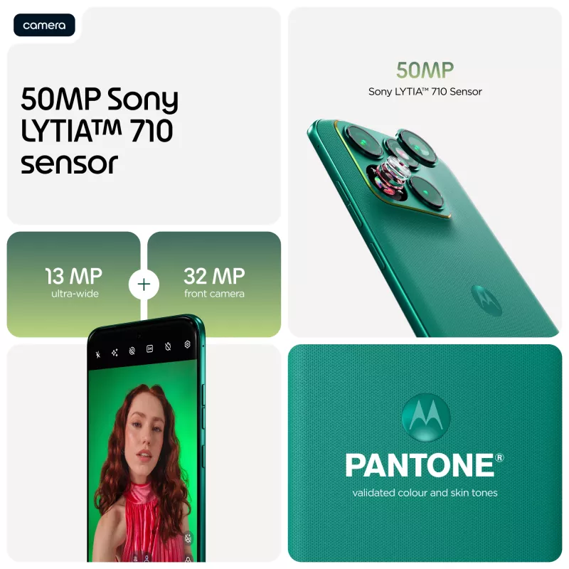Motorola edge 70 fusion 17.2 cm (6.78 inch) Dual SIM Android 16.0 5G USB Type-C 8 GB 256 GB 5200 mAh Green