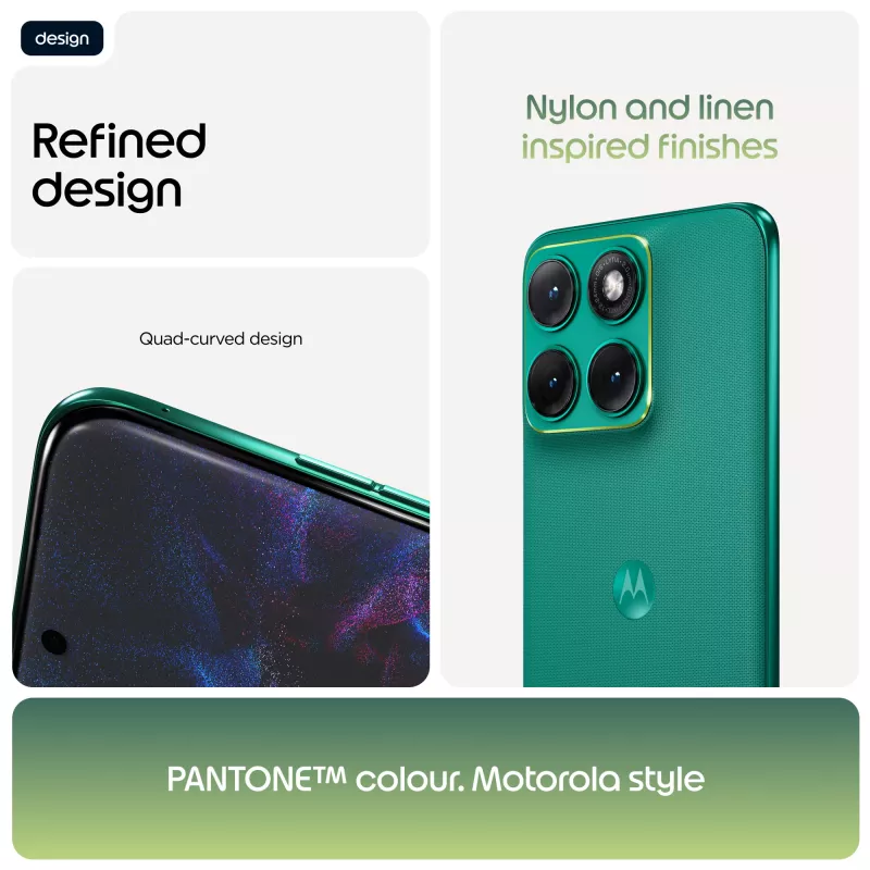 Motorola edge 70 fusion 17.2 cm (6.78 inch) Dual SIM Android 16.0 5G USB Type-C 8 GB 256 GB 5200 mAh Green