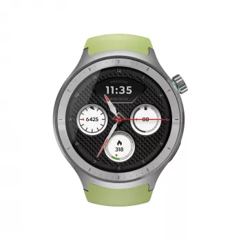 Motorola Moto Watch 3.63 cm (1.43 inch) OLED 47 mm Digital Touchscreen Silver GPS (satellite)