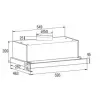 Built-in extractor CATA TFB-5160 BK Black 297.2 m³/h