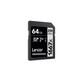 Flash Memory Lexar 64GB UHS-II Class 10 LSD64GCB1667