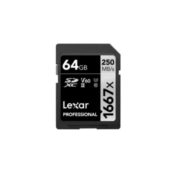 Flash Memory Lexar 64GB UHS-II Class 10 LSD64GCB1667