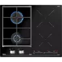 Combi built-in hob TEKA IND-GAZ PLATE JZC 64322 ABC BK (E4), 4 zones, 60 cm, black, induction + gas