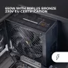 Mars Gaming MPB650SIM power supply unit 650 W 24-pin ATX ATX Black