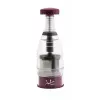 Manual food chopper JATA AC54 Bordeaux Transparent