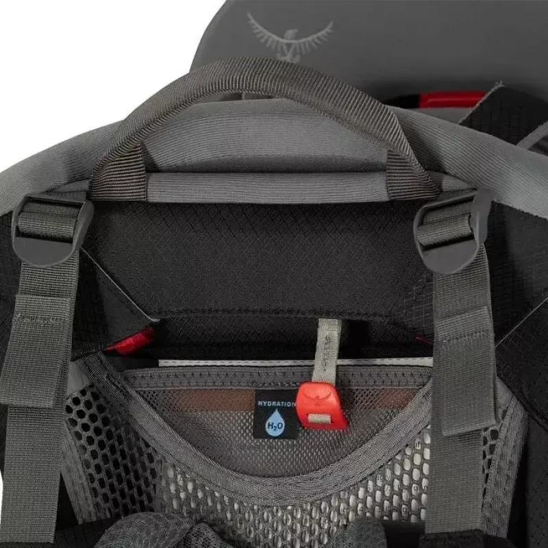 Child carrier Osprey Poco Tourist carrier Black — lightweight child backpack carrier, model 10005970/550/O/S