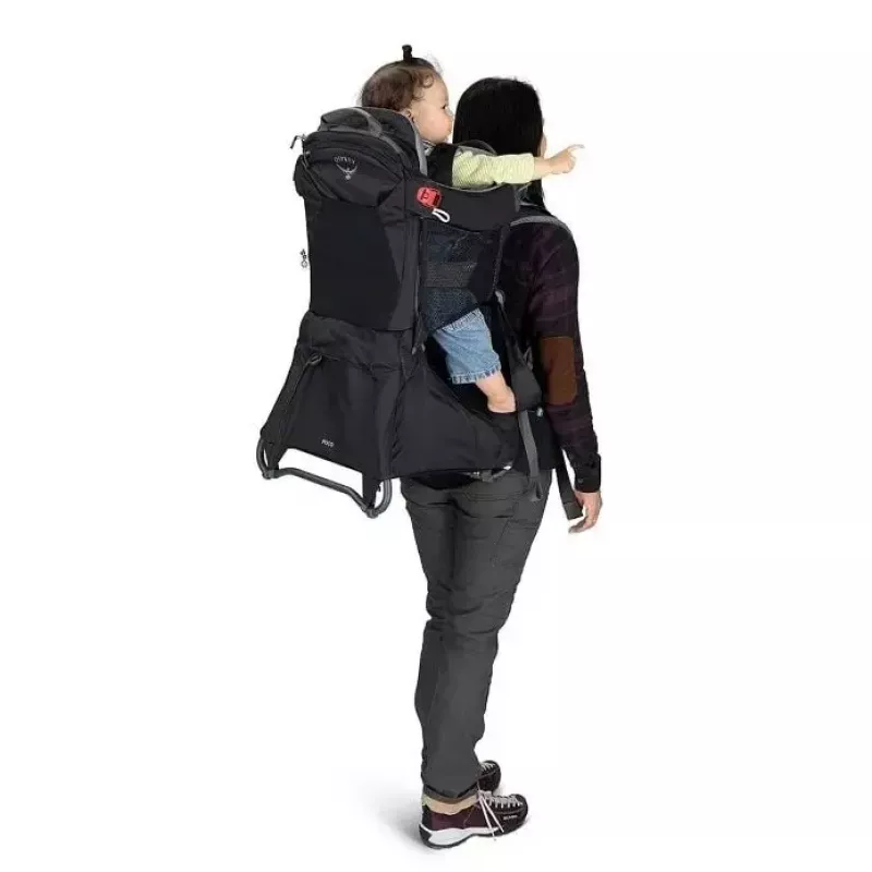 Child carrier Osprey Poco Tourist carrier Black — lightweight child backpack carrier, model 10005970/550/O/S
