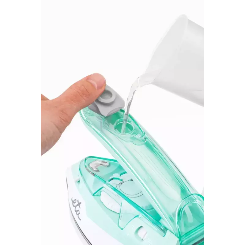 Steam iron ETA Sophia ETA127190000 — ceramic soleplate, 1100 W, 80 ml tank, vertical steam, 1.9 m cord