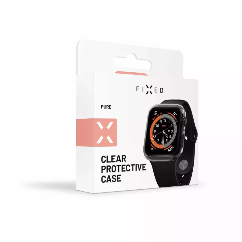 Screen protector FIXED for Apple Watch 44mm, polycarbonate clear, full-frame coverage