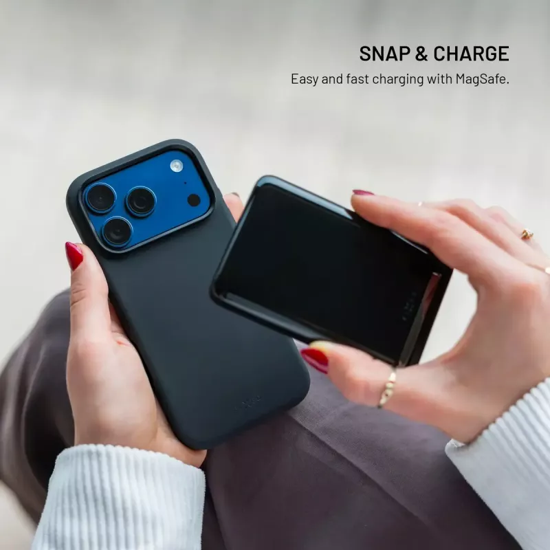 Fixed MagFlow | Back cover | Samsung | Galaxy S26 Ultra | Liquid silicon | Black