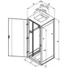 Freestanding rack Triton RMA-42-A82-CAX-N1 42U 800kg Grey