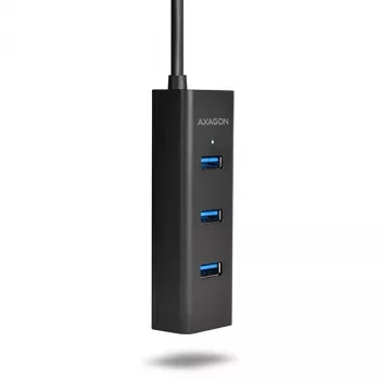 Axagon HUE-S2C interface hub USB 3.2 Gen 1 (3.1 Gen 1) Type-A 5000 Mbit/s Black